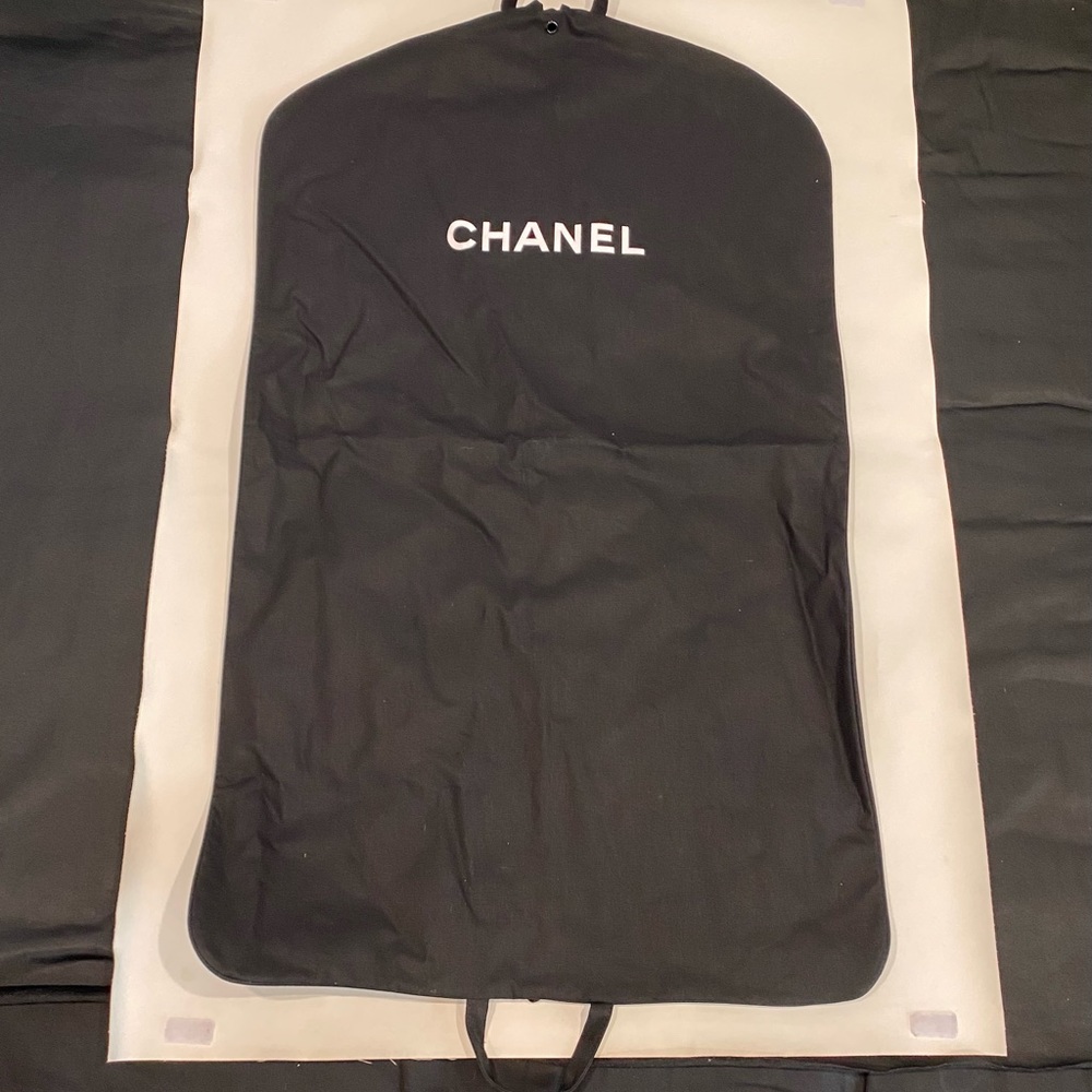 Chanel authentic travel long Garment Bag 63” X 23”